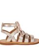 Pom d'Api Pom d'Api Plagette Guily metallic leather sandals - 4