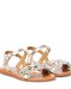 Pom d'Api Pom d'Api Plagette Multi Flo metallic leather sandals - 1