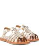 Pom d'Api Pom d'Api Plagette Strap metallic leather sandals - 1