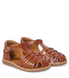 Pom d'Api Pom d'Api Poppy Royal leather sandals
