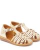 Pom d'Api Pom d'Api Poppy Royal metallic leather sandals - 1