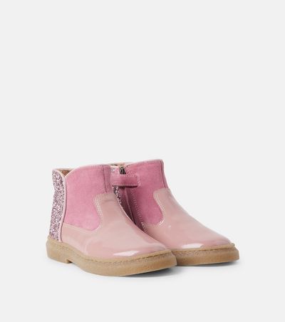 Pom d'Api Pom d'Api Trix Back embellished leather ankle boots