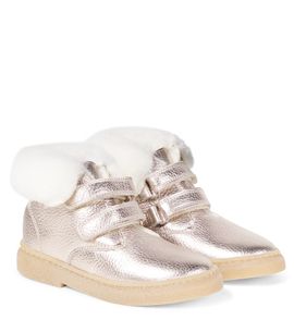 Pom d'Api Pom d'Api Trix Easy metallic leather ankle boots