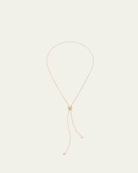 Pomellato 18K Rose Gold Iconica Necklace with Peridot