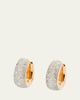 Pomellato Iconica 18k Rose Gold Diamond Huggie Earrings - 1