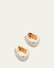 Pomellato Iconica 18k Rose Gold Diamond Huggie Earrings - 3