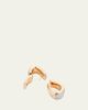 Pomellato Iconica 18k Rose Gold Diamond Huggie Earrings - 4