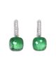 Pomellato Pomellato 18K Gold Nudo Prasiolite, Green Agate & Diamond Earrings - 2