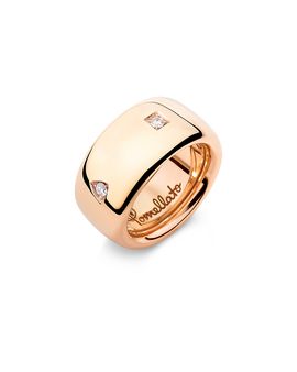 Pomellato Pomellato 18K Rose Gold Iconica Diamond Five Stone Band, 0.20 tcw