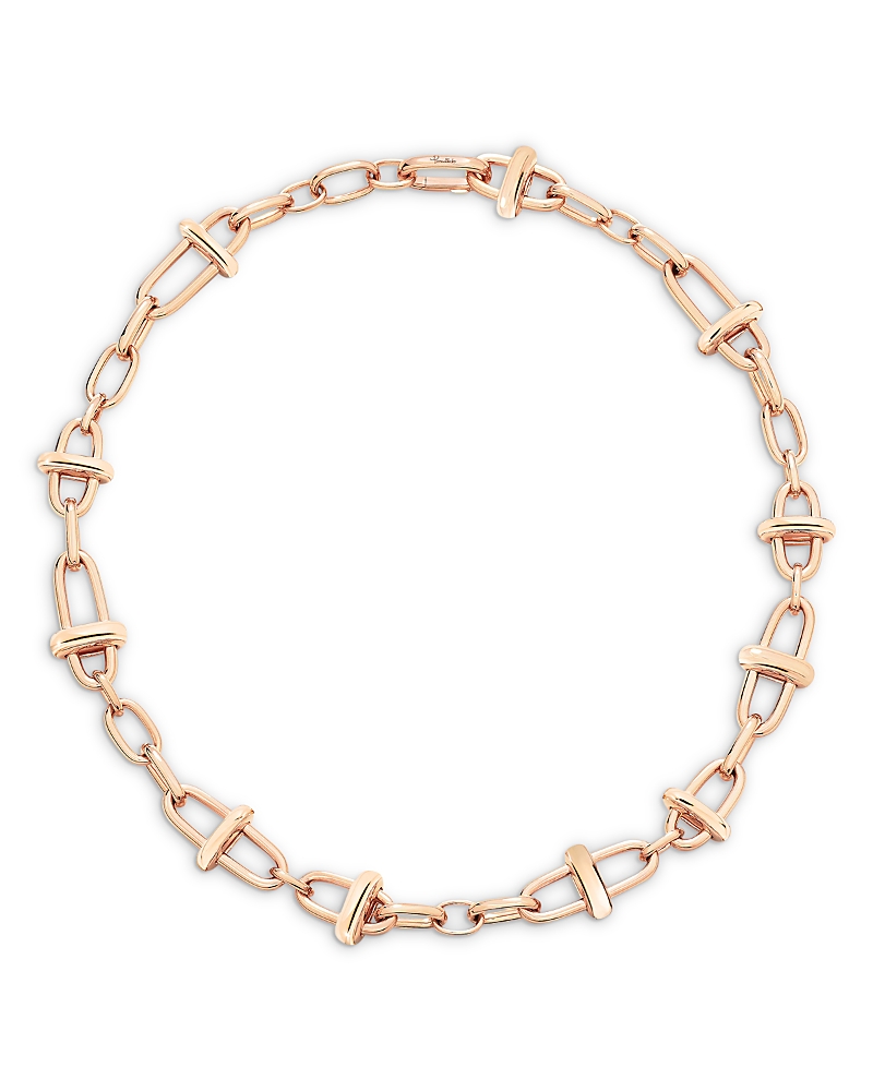Pomellato Pomellato 18K Rose Gold Iconica Open Link Chain Necklace, 17.3