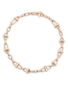 Pomellato Pomellato 18K Rose Gold Iconica Open Link Chain Necklace, 17.3