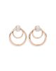 Pomellato Pomellato 18K Rose Gold Pomellato Together Diamond Pave Doorknocker Drop Earrings, 1.0 tcw - 2