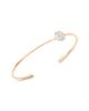 Pomellato Pomellato 18K Rose Gold Sabbia Diamond Pave Round Cluster Cuff Bangle Bracelet, 0.2 tcw - 1