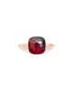 Pomellato Pomellato 18K White & Rose Gold Nudo Garnet Cushion Cut Solitaire Ring - 3