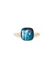 Pomellato Pomellato 18K White & Rose Gold Nudo London Blue Topaz Statement Ring - 2