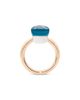 Pomellato Pomellato 18K White & Rose Gold Nudo London Blue Topaz Statement Ring - 3