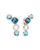 Pomellato Pomellato 18K White & Rose Gold Nudo Multi Gemstone & Diamond Bezel Drop Earrings - 2