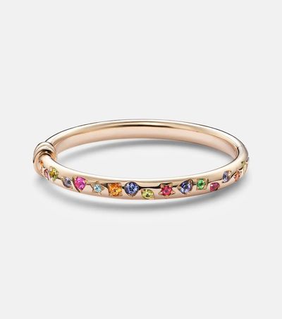 Pomellato Pomellato Iconica 18kt rose gold bangle with gemstones