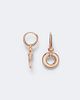 Pomellato Pomellato Iconica 18kt rose gold hoop earrings with diamonds - 4
