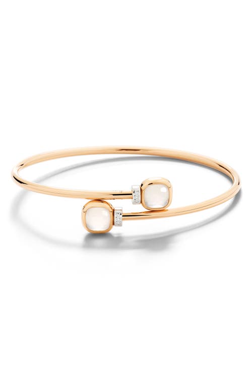 Pomellato Pomellato Nudo Milky Quartz Cuff Bracelet 