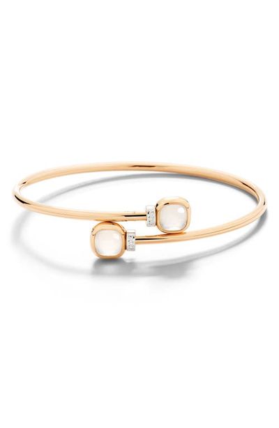 Pomellato Pomellato Nudo Milky Quartz Cuff Bracelet 