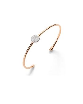 Pomellato Sabbia 18K Rose Gold White Diamond Small Bracelet