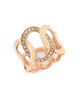 Pomellato Women's Brera 18K Rose Gold & Brown Diamond Ring - 1