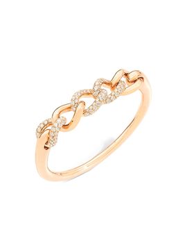 Pomellato Women's Catene 18K Rose Gold & 3.3 TCW Diamond Bangle