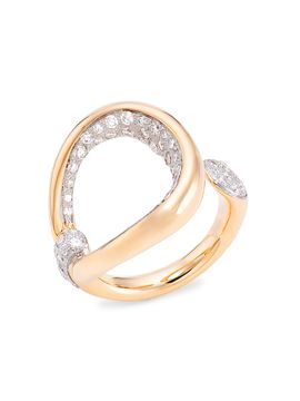 Pomellato Women's Fantina 18K Rose Gold & Diamond Ring