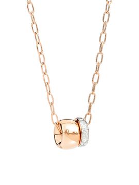 Pomellato Women's Iconica 18K Rose Gold & Diamonds Pendant Necklace