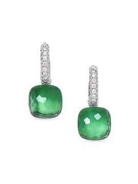 Pomellato Women's Nudo Two-Tone 18K Gold & Multi-Stone Drop Earrings