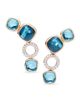 Pomellato Women's Nudo Two-Tone 18K Gold & Multi-Stone Ear Climbers - 1