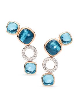Pomellato Women's Nudo Two-Tone 18K Gold & Multi-Stone Ear Climbers
