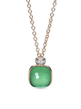 Pomellato Women's Nudo Two-Tone 18K Gold & Multi-Stone Pendant Necklace