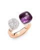 Pomellato Women's Nudo Two-Tone 18K Gold, Amethyst & 0.80 TCW Diamond Cuff Ring - 4
