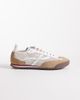 Pompeii UK Pompeii kite mesh detailing sneakers in white and camel-Multi - 1