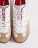 Pompeii UK Pompeii kite mesh detailing sneakers in white and camel-Multi - 2
