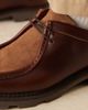 Pompeii UK Pompeii latymer lace up leather loafers in brown - 3