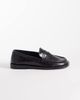 Pompeii UK Pompeii vega form loafers in dark brown croc embossed-Black - 1