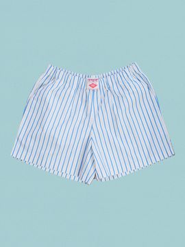 PONY PRESS CLUB Paper Stripe Sleep Shorts