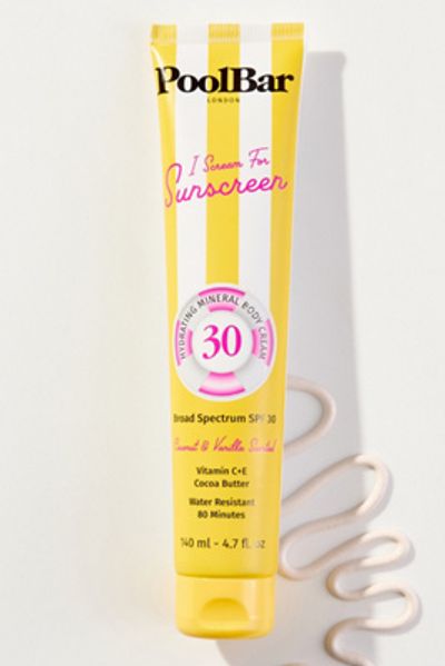Poolbar London SPF 30 Hydrating Mineral Body Sunscreen Cream