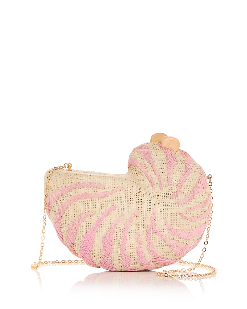 Poolside Poolside Anna Straw Clutch