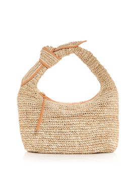 Poolside Poolside Josie Raffia Knot Shoulder Bag