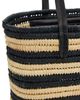 Poolside Women's The Capri Striped Raffia Tote Bag - 5