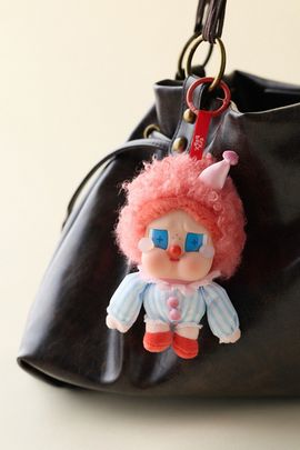 POP MART POP MART CRYBABY Why So Serious Vinyl Plushie Keychain in Assorted at Urban Outfitters