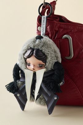 POP MART POP MART SKULLPANDA X Wednesday Nevermore Academy Uniform Pendant Plushie Keychain in Assorted at Urban Outfitters