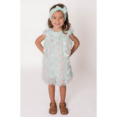 Popatu Popatu 3D Butterfly Fit & Flare Dress