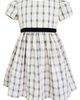 Popatu Popatu Cap Sleeve Check Dress - 1