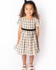 Popatu Popatu Cap Sleeve Check Dress - 3