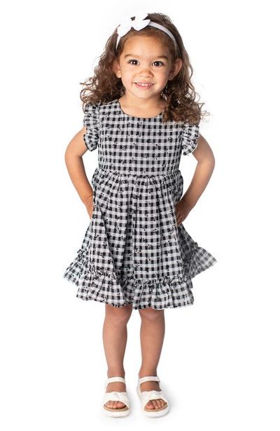 Popatu Popatu Check Ruffle Dress